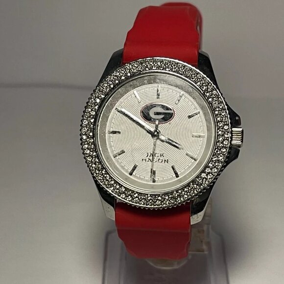 Georgia Bulldogs NCAA Ladies Silicone Watch by Jack Mason NEW - Picture 6 of 6